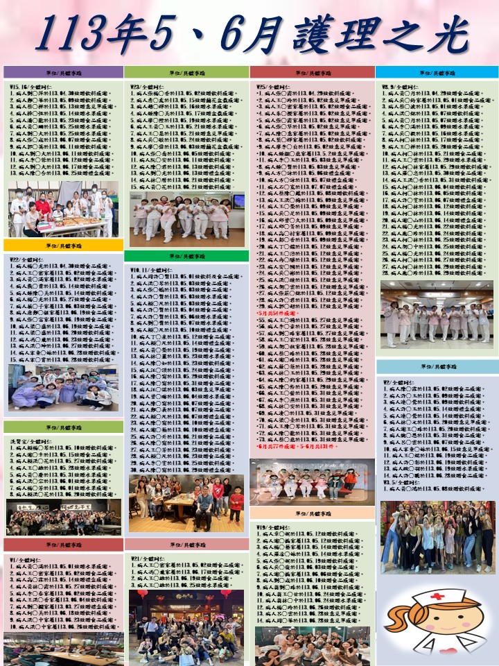 Nursing Light, May–June, Year 113