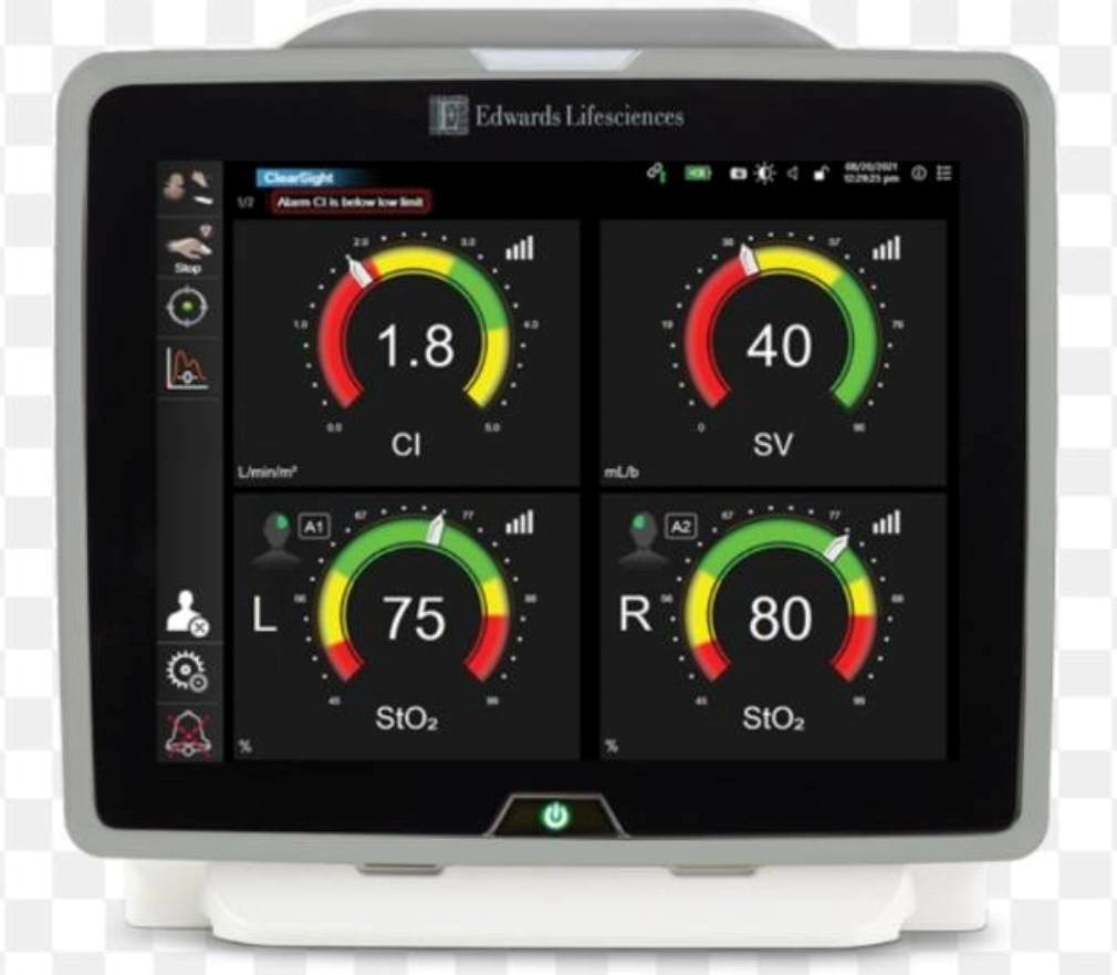Perioperative hemodynamic monitoring device