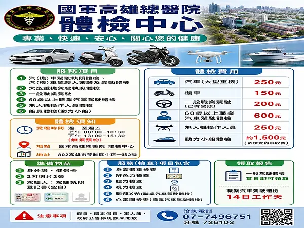動力交通工具體檢