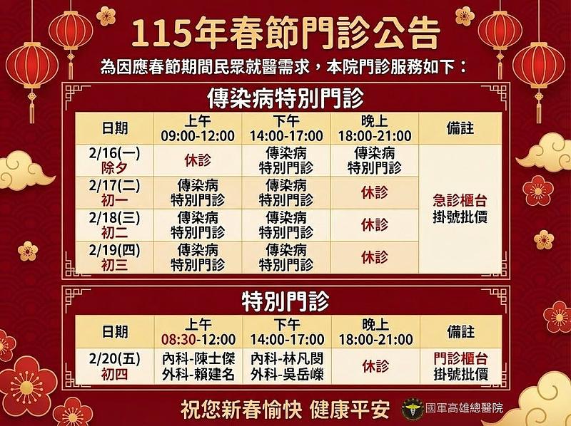 Special Clinic Announcement for Lunar New Year 2026