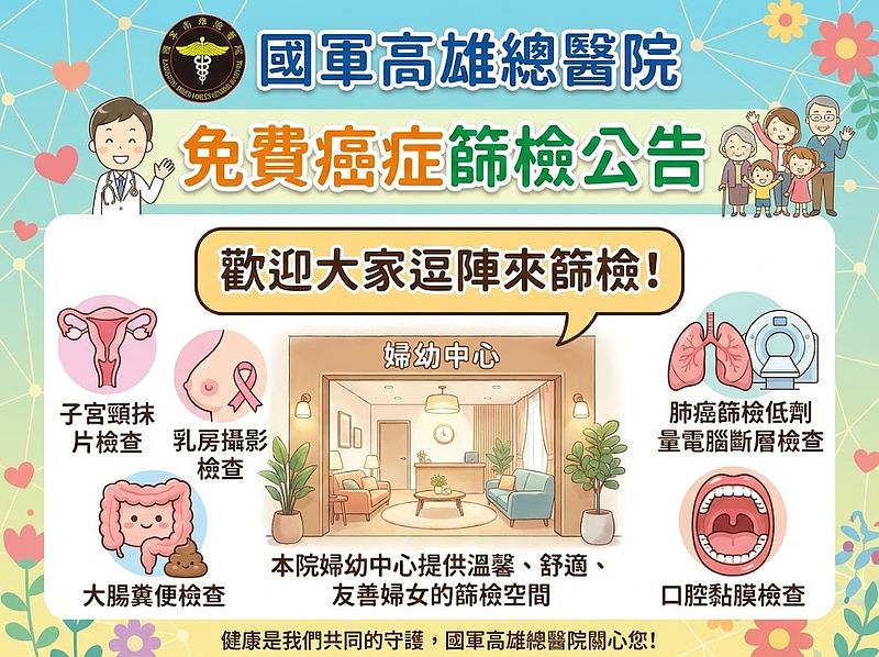 Free Cancer Screening Announcement